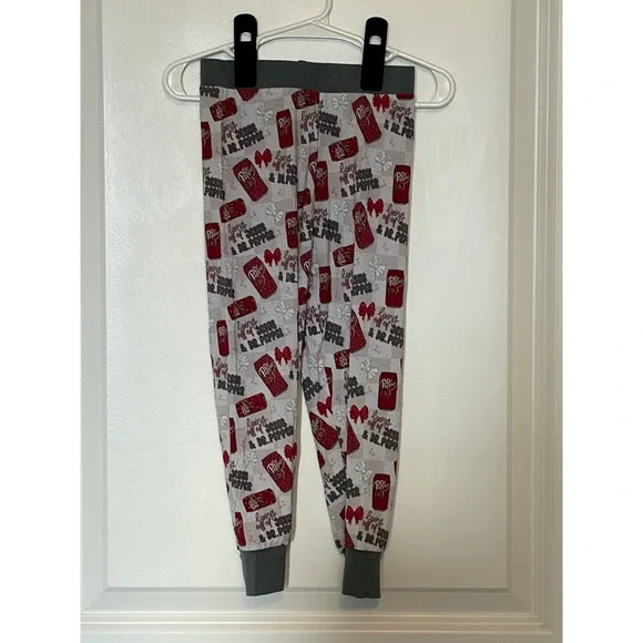 Gigi's Kids Pajama Set 4T Dr Pepper Soda Print Short Sleeve Top Pants - Picture 5 of 8